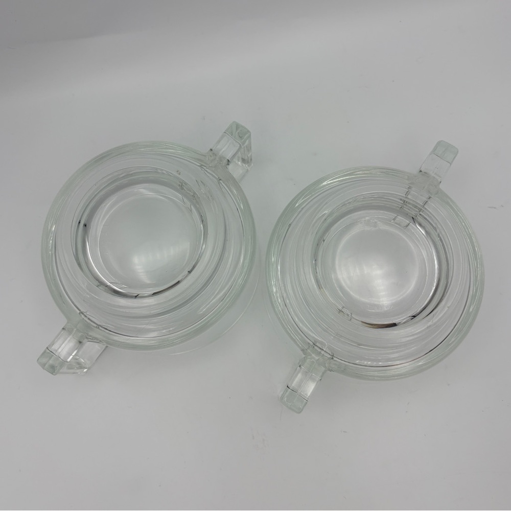 2 Vintage “Arno" Stackable Glass Bowls, by Designer Joe Colombo - Picture 4 of 5